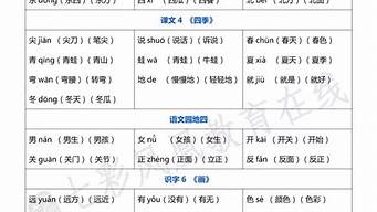 的组词 一年级 语文下册_的组词 一年级